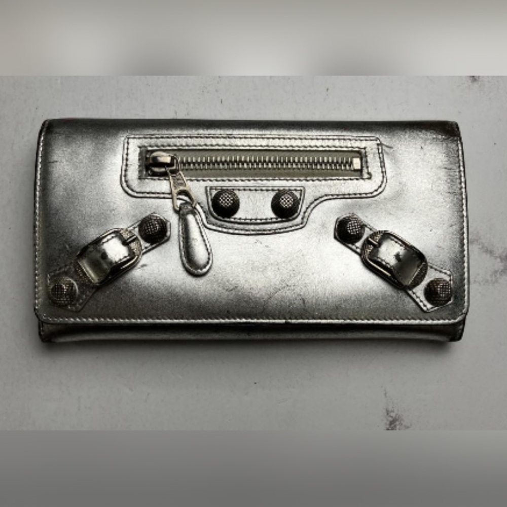 Balenciaga Black Leather Wallet
